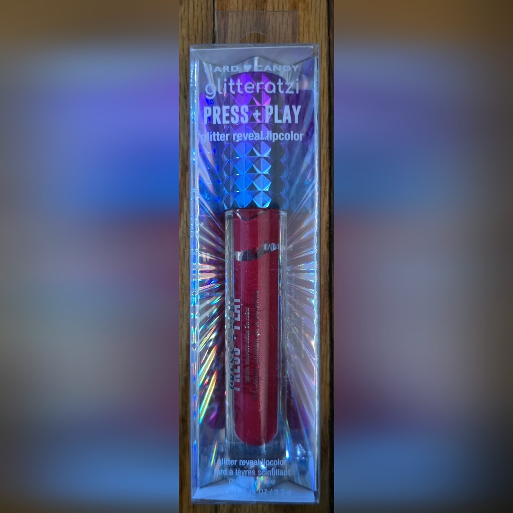 Hard Candy Glitteratzi Red Lipstick